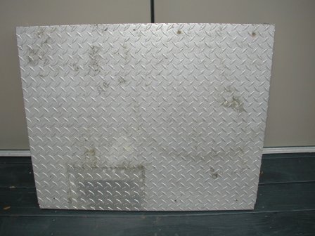 Lucky and Wild Cabinet Base Aluminum Diamond Plate Cover (Item #73) (33in X 27in) $64.99 